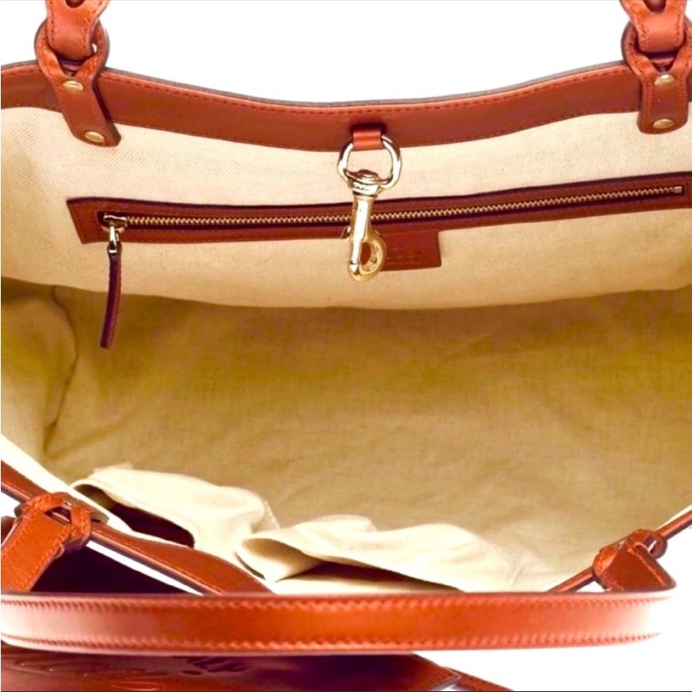 Python Skin GUCCI Tote Bag - Picture 4 of 5